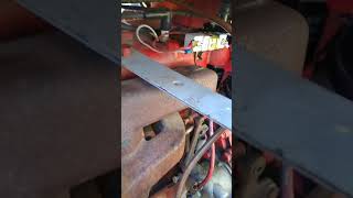 1950 Ford 8n converted to electronic ignition with a resistor none resistor coil [upl. by Odicalp341]