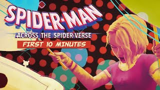 SpiderMan Into The SpiderVerse Miles Meets SpiderMan For The First Time Scene  Movie Central [upl. by Ayoj]