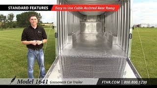 Awesome Car Trailer  Tour the Featherlite Model 1641 [upl. by Girard]