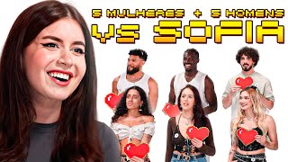 5 MULHERES  5 HOMENS vs SOFIA SANTINO ft DOARDA E CICLOPIN [upl. by Dnumyar]