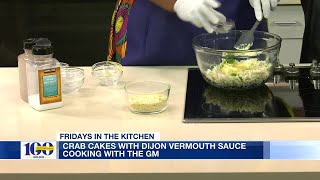 Cooking with the GM Crab Cakes with Dijon Vermouth Sauce [upl. by Alis]