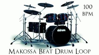 Makossa Beat Drum Loop 100 bpm [upl. by Derfiniw]