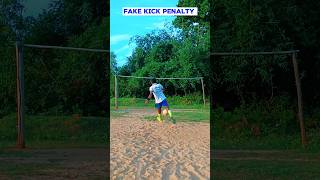 Fake Shoot Hacker Penalty Kick Tricks 🔥🔥 unluckyboy football trending shorts soccer [upl. by Ayiak298]