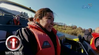 IWitness Kara David sinubukan ang bilis ng isang jet boat [upl. by Akimik]