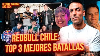 TOP 3 MEJORES BATALLAS 🇨🇱 REDBULL CHILE 2024 🐔 Reacción [upl. by Zenobia40]