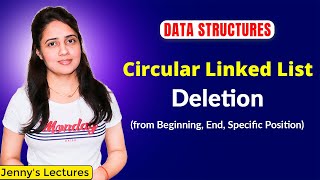 217 Deletion of a Node from Circular Linked Listbeginning end given position  DSA Tutorials [upl. by Ermanno]