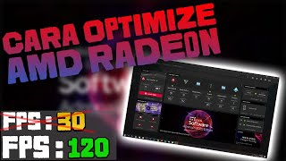 CARA BOOST amp OPTIMIZE AMD RADEON SETTING untuk FPS TERTINGGI  2021 adrenaline [upl. by Yelbmik341]