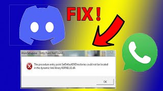 How To Fix Kernel32dll Error Discord And WhatsappBy AwaisIsKindEnough [upl. by Harwin865]