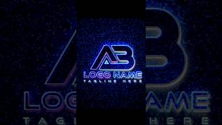 AB Logo Design Tutorial  Create Stunning Lettermark Wordmark and Symbol Logos for Free [upl. by Ahtela553]