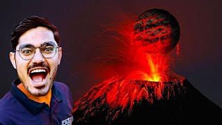 Visiting a Real Volcano Halat Kharaab Ho Gayi😱 [upl. by Igic166]