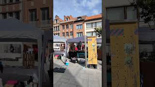 Ce dimanche la place centrale de Tournai sest transformée en un véritable marché à la française [upl. by Doak]