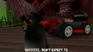 Lets Play Lego Racers 4 Basil the Batlord Part 1 [upl. by Aerised]