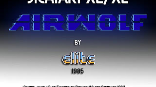 Atari XLXE  Airwolf Elite 1985 [upl. by Krenn]