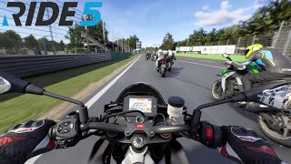 Ride 5  APRILIA TUONO V4 FACTORY ES 2021  Autodromo Nazionale Monza GP Circuit Race replay [upl. by Primrose]