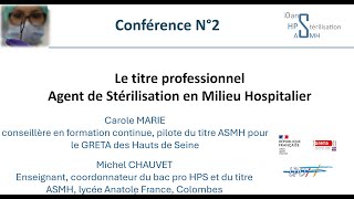 Conférence 2 Formation par le titre ASMH [upl. by Nollid]