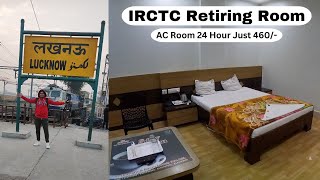 Lucknow IRCTC Retiring Room  Lucknow Charbagh Railway Station  Railway Hotel Room I IV09 [upl. by Ginder]