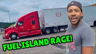 Fuel Island RAGE  Truck Stop TRASH  Bonehead Truckers [upl. by Lacombe306]