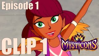 Mysticons Season 1 Episode 1 quotSisters In Armsquot CLIP 1  ChokoFoz [upl. by Enitsenrae]