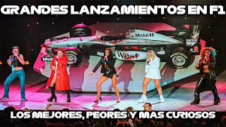 MEJORES Y PEORES PRESENTACIONESLANZAMIENTOS EN F1 [upl. by Eellehs]