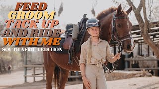 TACK UP AND RIDE WITH ME SOUTH AFRICA HORSE RIDING SAFARI EDITION [upl. by Allan8]