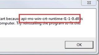 2024 Fix Missing apimswincrtruntimel110dll File Error [upl. by Astiram934]