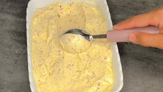 SOLO 2 INGREDIENTI Delizioso gelato in 5 minuti Senza zucchero senza latte condensato gelato [upl. by Arodnap]