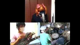 HDGekkan Shojo Nozaki kun ED Uraomote Fortune Band cover [upl. by Eicarg32]