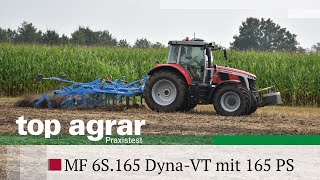 Massey Ferguson 6S165 im top agrar Praxistest  Rot kompakt und stark [upl. by Lessig342]