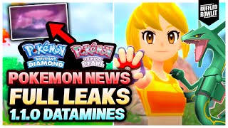 POKEMON NEWS amp LEAKS  ALL DATAMINED INFO in Pokemon Brilliant Diamond Shining Pearl EVENTS amp MORE [upl. by Maidy]