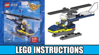 LEGO Instructions  City  952402  Policeman with Helicopter  Magazine Gift [upl. by Cohen125]