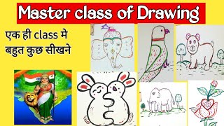 Master class of Drawing Step by step  Sketch drawing  Animal drawing  art [upl. by Faustena587]