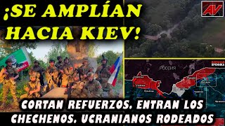 Rusia amplía invasión en norte ucraniano Corta suministros Entran chechenos Rodeados y capturados [upl. by Bajaj937]