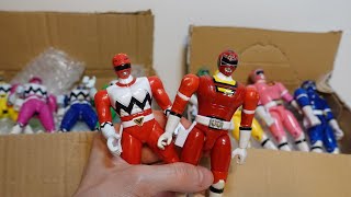 Power Rangers Figure Lot Unboxing  Turbo And Lost Galaxy [upl. by Zapot12]