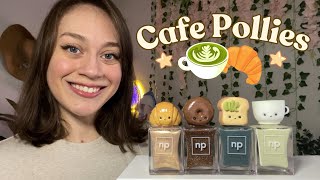 Let’s Go To Cafe Pollies 🍵🥐 My Fav Nailpollies Collection Yet 😋 Swatches Comparisons  Review [upl. by Wight]