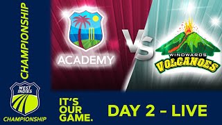 🔴 LIVE WI Academy v Windward Islands  Day 2  West Indies Championship 2024  Thursday 11th April [upl. by Oiceladni221]