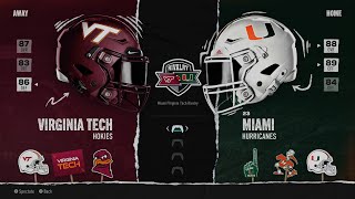 Virginia Tech at Miami [upl. by Jdavie101]