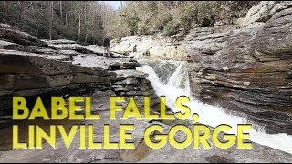 Babel Falls Babel Tower Linville Gorge NC [upl. by Ahtrim547]