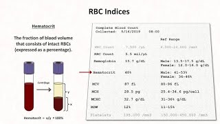 HAEMATOLOGICAL INDICES RBC indices  MCV MCHMCHC RDW PART 1 Haematology [upl. by Jose]