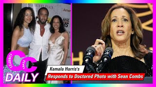 Kamala Harriss ExBoyfriend Responds to Doctored Photo with Sean Combs  Celeb Chase [upl. by Eliathas]