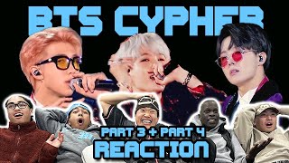 OUR FIRST TIME WATCHING BTS CYPHER 3 amp 4 [upl. by Terr276]