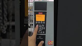 Danfoss VFD Minimum speed reference setting [upl. by Ecallaw439]