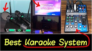 ✅Best Karaoke System for Home Party  Wireless Microphones  Mixer  Free Songs for Multiple Singers [upl. by Eehsar814]