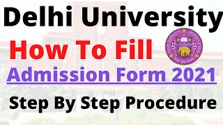 Du Admission form 2021  How to fill Du Admission form 2021  Ameeninfo [upl. by Aneertak]