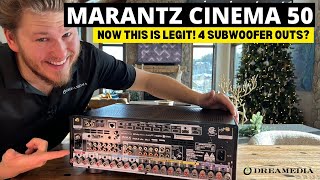 NEWMarantz Cinema 50 AV Receiver UnboxingOverview [upl. by Nikolia564]