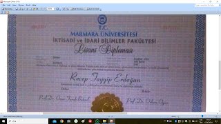 Erdoğan Ve Diploması [upl. by Maiocco906]