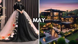 Choose Your Birthday Month and See Your Pretty Gown amp House [upl. by Arec]