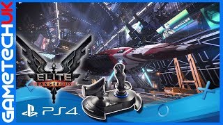 Elite Dangerous  PS4  Configuring and trying out the TFlight Hotas 4 for the first time [upl. by Lyontine]