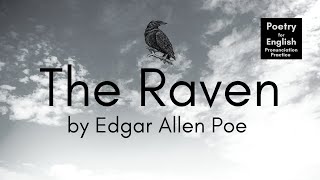 The Raven by Edgar Allen Poe theraven edgarallenpoe poeminenglish englishlisteningpractice [upl. by Llewen827]