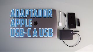 Adaptador de USBC a USB estándar de Apple  Análisis en Español [upl. by Elleryt]