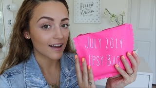 July 2014 Ipsy Bag Unboxing [upl. by Emilia]